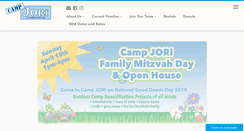Desktop Screenshot of campjori.com